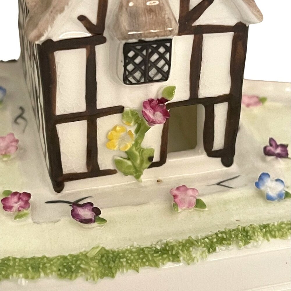 Coalport Shakespeares Birthplace Cottage Collectible Fine Bone China England VTG - Picture 5 of 14